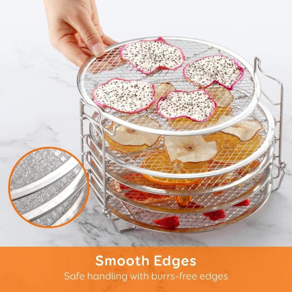 Dehydrator Rack Stainless Steel Stand Accessories Compatible with for Ninja Foodi Pressure Cooker and Air Fryer 6.5 - Image 10