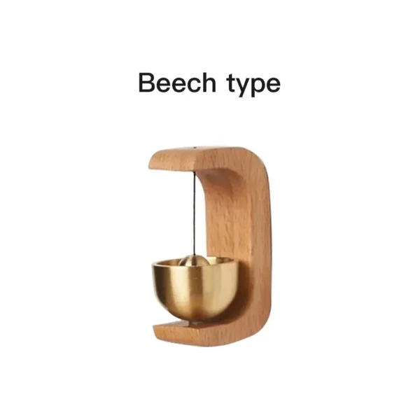 Dopamine Wind-bell Magnetic Inhalation Home Wind-bell Beech Car Into The Door To Remind The Bell Copper Bell Walnut Copper Ornam - Image 7