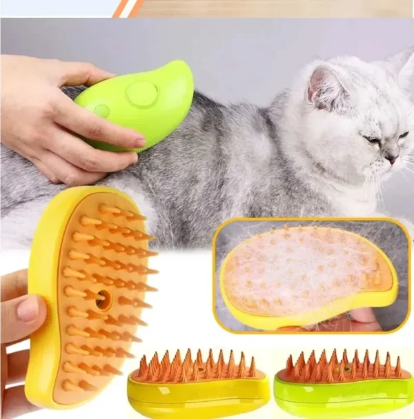 3 in 1 Pet Electric Steam Brush Cat and Dog Cleaning Spray Massage Grooming Comb Retractable Handle Pet Hair Removal BeautyBrush - Image 27