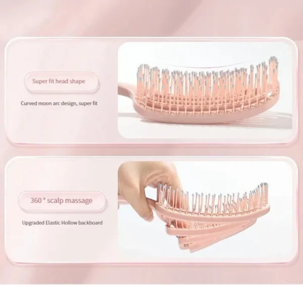 Hairbrush Air Cushion Comb Fluffy Anti-Hair Loss Massage Hair Brush For All Hair Types For Long Thick Thin Curly Natural Hair - Image 10