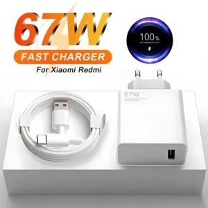For Xiaomi Original 67W USB Super Fast Charger Power Adapter Mi 12 11 6A Type C Cable POCO X5 X4 Pro Redmi Note 9 10 11 Charging