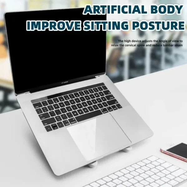 Portable Laptop Stand 7/10 Gears Foldable ABS Tablet for Macbook Apple  Air Pro Lenovo Samsung Bracket Universal Pad PC Holder - Image 24