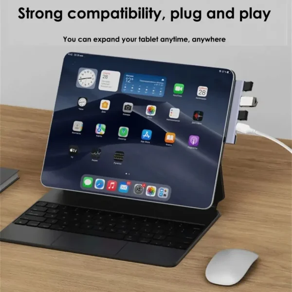 4-in-1 USB C HUB 3.0 PD 60W Type C 3.1 Multi Ports USB Splitter OTG Adapter USB HUB For Xiaomi Lenovo Macbook Pro 13 15 Air Pro - Image 13