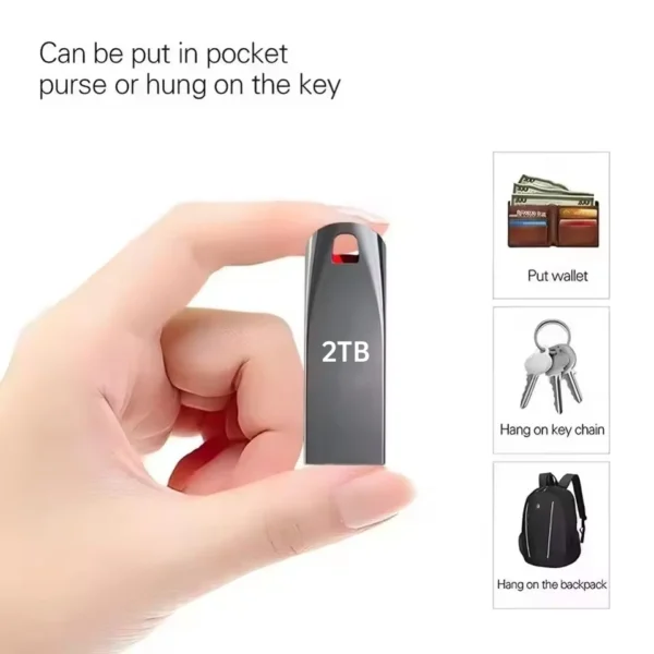 Xiaomi 2TB USB 3.0 Metal Flash Drives High Speed Pendrive 1TB 512GB 256GB Portable Usb Drive Waterproof Memoria Usb Flash Disk - Image 3