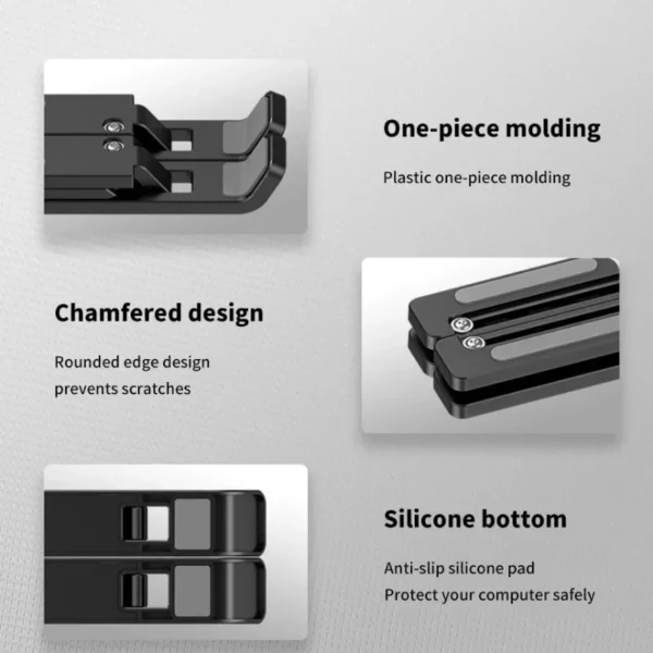 Portable Laptop Stand 7/10 Gears Foldable ABS Tablet for Macbook Apple  Air Pro Lenovo Samsung Bracket Universal Pad PC Holder - Image 32