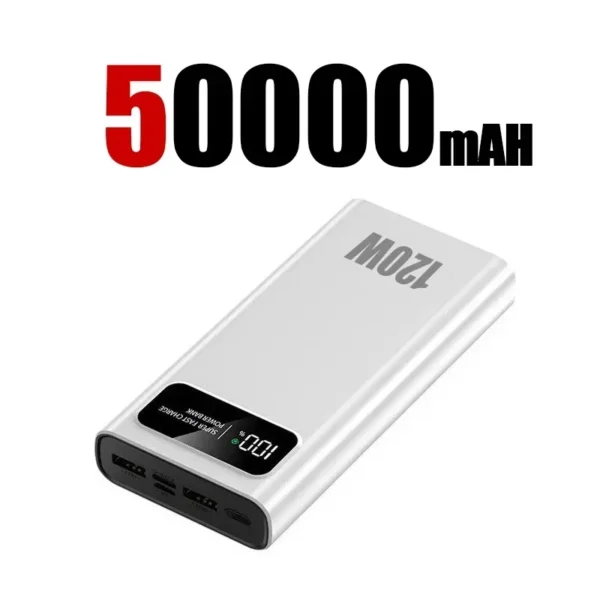 200000mAh Power Bank 120W Super Fast Charging Battery High Capacity Digital Display Power Bank For Huawei Xiaomi iphone Samsung - Image 9