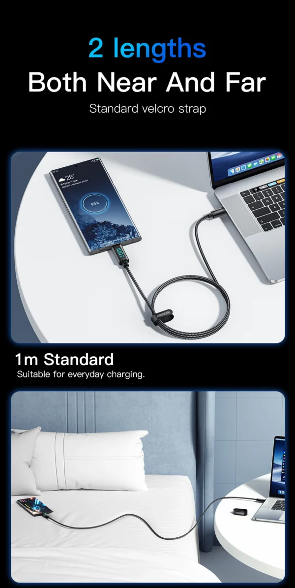 Essager Type C to Type C Cable 100W PD Fast Charging Charger USB C to USB C Display Cable For Xiaomi POCO F3 Realme Macbook iPad - Image 23