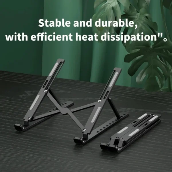 Portable Laptop Stand 7/10 Gears Foldable ABS Tablet for Macbook Apple  Air Pro Lenovo Samsung Bracket Universal Pad PC Holder - Image 34