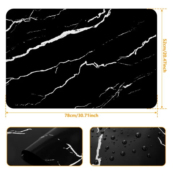 Induction Cooktop Mat Silicone Induction Cooker Covers Heat-resistant  Induction Cooktop Protector Mat 30.8×20.5Inch Non-Slip - Image 8