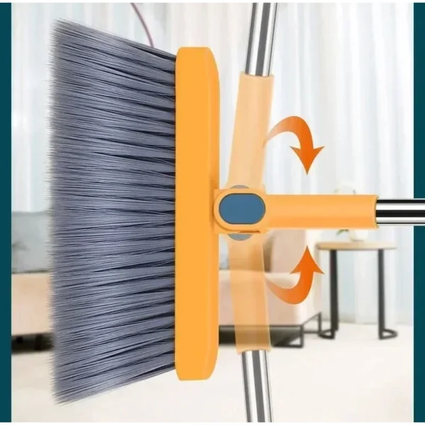 Brush And Shovel Broom And Dustpan Combination Set Vertical Folding Soft Fur Non-viscous Sweeping Broom 2 Pcs /set - Image 14