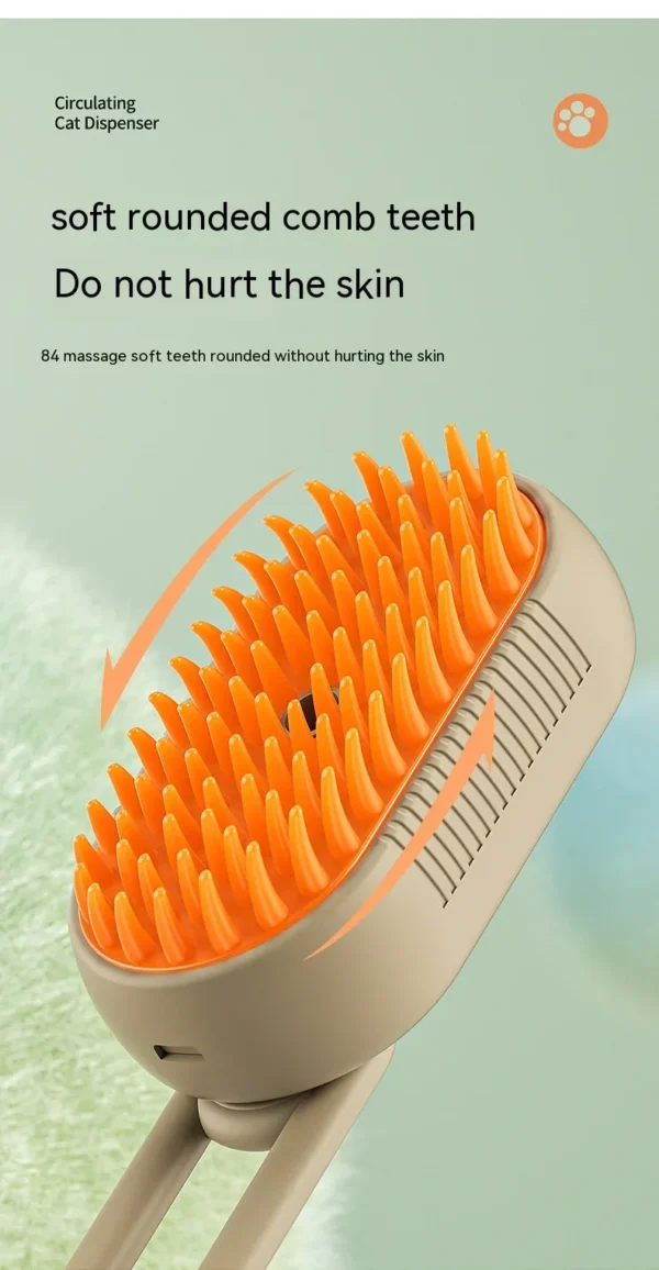 3 in 1 Pet Electric Steam Brush Cat and Dog Cleaning Spray Massage Grooming Comb Retractable Handle Pet Hair Removal BeautyBrush - Image 20