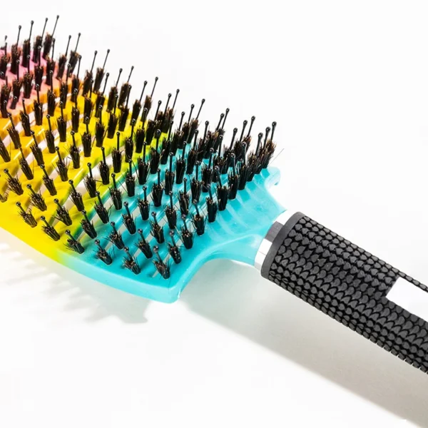 1 piece anti-static salon hair brush women's wet massage comb bristle nylon hair brush wet curly hair styling hair comb - Image 6