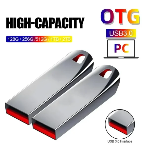 Xiaomi 2TB USB 3.0 Metal Flash Drives High Speed Pendrive 1TB 512GB 256GB Portable Usb Drive Waterproof Memoria Usb Flash Disk - Image 18