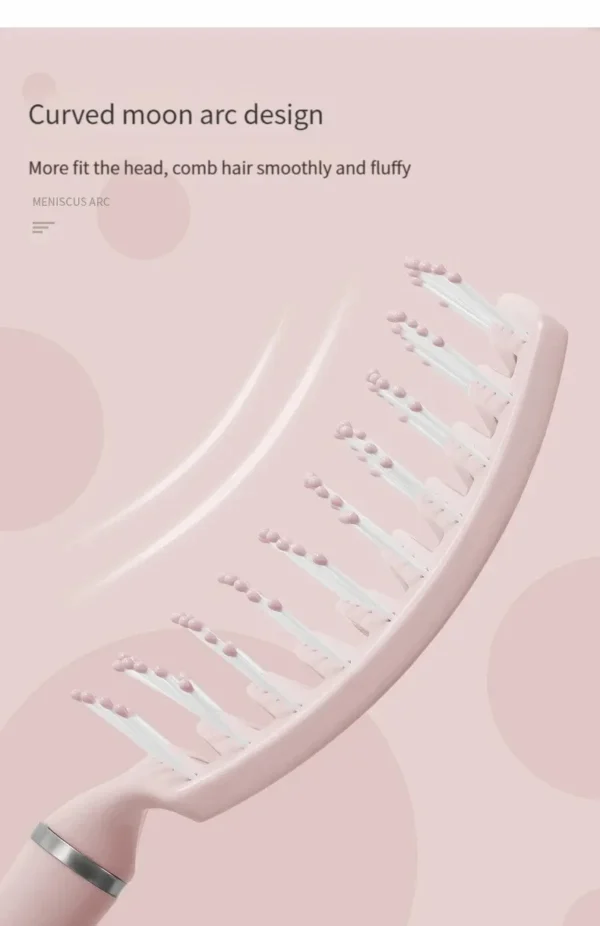 Hairbrush Air Cushion Comb Fluffy Anti-Hair Loss Massage Hair Brush For All Hair Types For Long Thick Thin Curly Natural Hair - Image 13