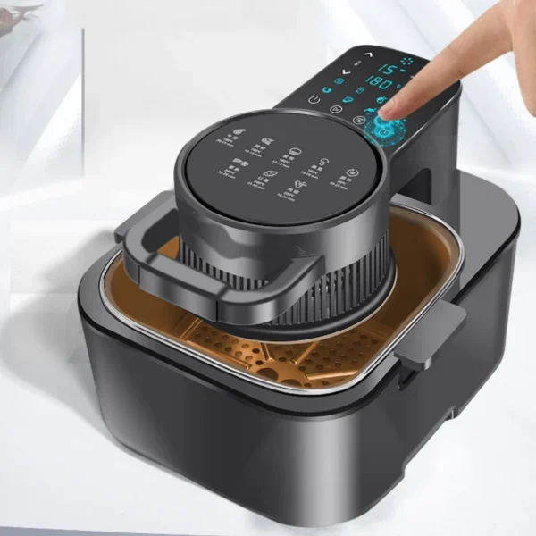 New Visual Air Fryer Home Intelligent Large-Capacity 9L Automatic Intelligent Oven Potato Chips Integrated Machine - Image 3