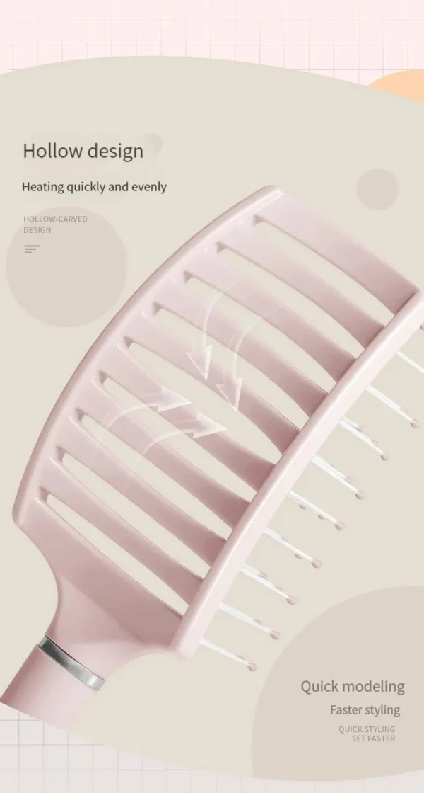 Hairbrush Air Cushion Comb Fluffy Anti-Hair Loss Massage Hair Brush For All Hair Types For Long Thick Thin Curly Natural Hair - Image 16