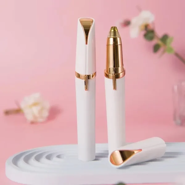 Electric Eyebrow Trimming Tool For Beginners Automatic Electric Eyebrow Trimmer Nose Hair Shaving Brush Scraper 1pc - Image 4