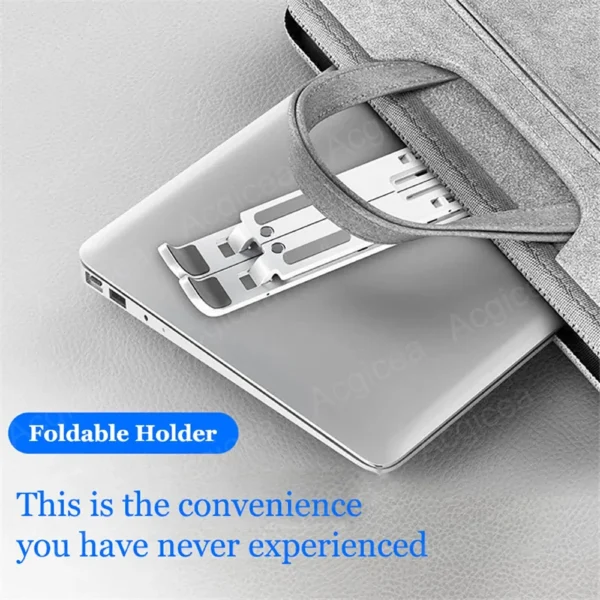 Portable Laptop Stand 7/10 Gears Foldable ABS Tablet for Macbook Apple  Air Pro Lenovo Samsung Bracket Universal Pad PC Holder - Image 2