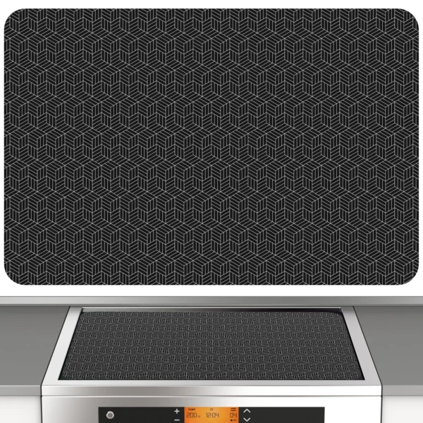 Induction Cooktop Mat Silicone Induction Cooker Covers Heat-resistant  Induction Cooktop Protector Mat 30.8×20.5Inch Non-Slip - Image 18