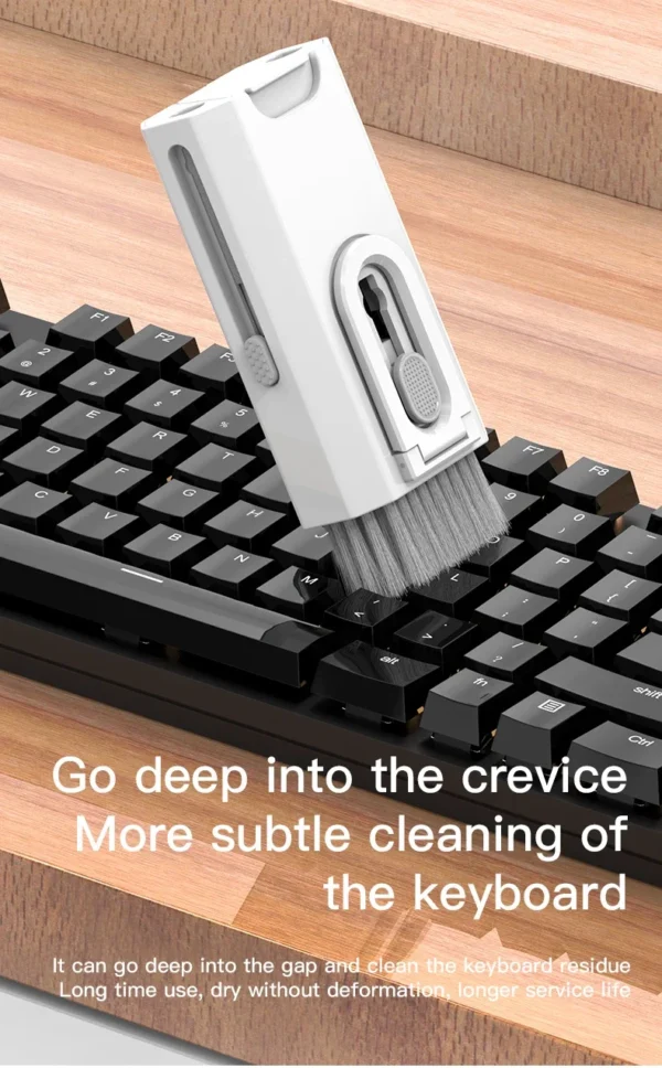 8 in 1 Cleaner Kit Computer Keyboard Cleaner Brush Earphones Cleaning Pen For Airpods Headset Phones Clean Tools Keycap Puller - Image 13