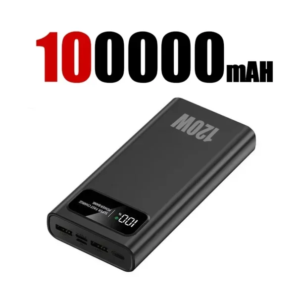200000mAh Power Bank 120W Super Fast Charging Battery High Capacity Digital Display Power Bank For Huawei Xiaomi iphone Samsung - Image 11