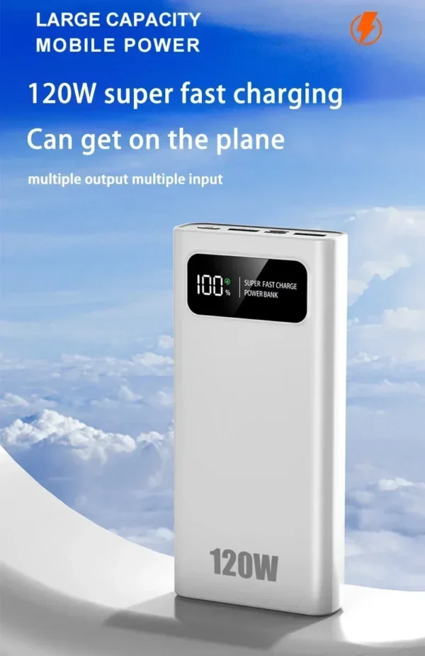 200000mAh Power Bank 120W Super Fast Charging Battery High Capacity Digital Display Power Bank For Huawei Xiaomi iphone Samsung - Image 27