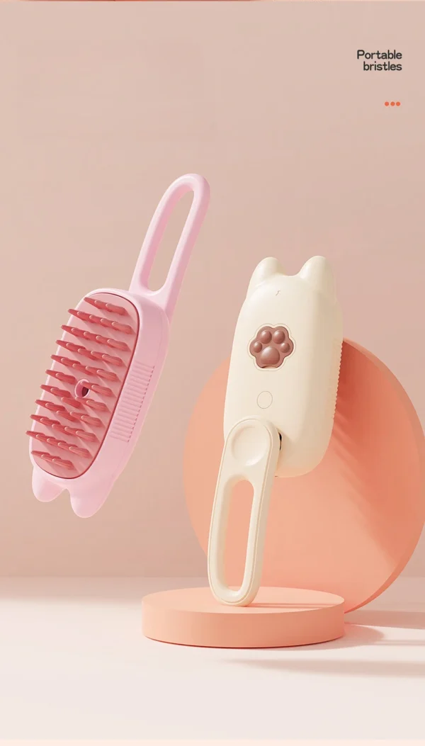 3 in 1 Pet Electric Steam Brush Cat and Dog Cleaning Spray Massage Grooming Comb Retractable Handle Pet Hair Removal BeautyBrush - Image 29