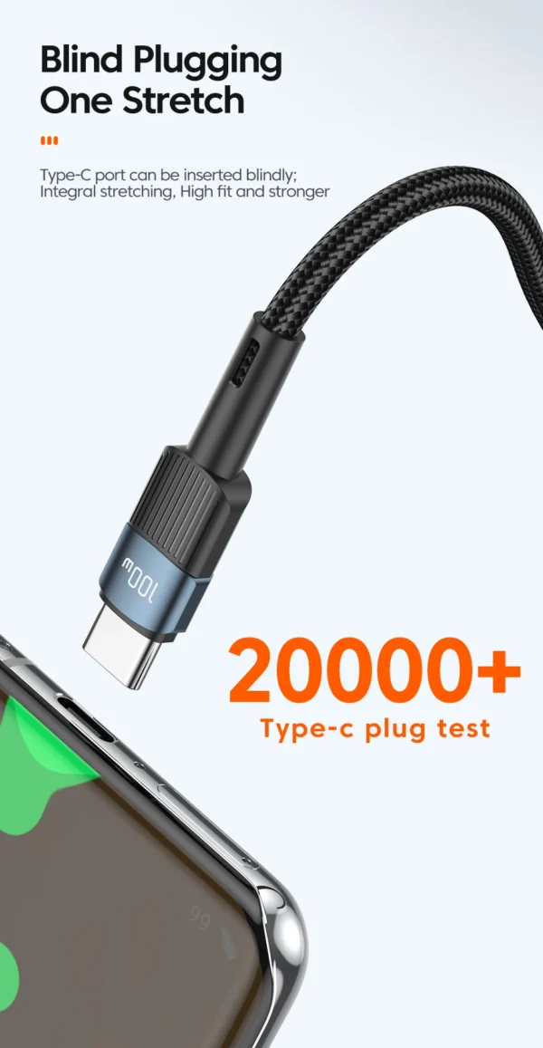 Essager 100W C To C Type C Cable USB C PD Fast Charging Charger Wire Cord For Macbook Samsung Xiaomi Type C USB C Cable - Image 19
