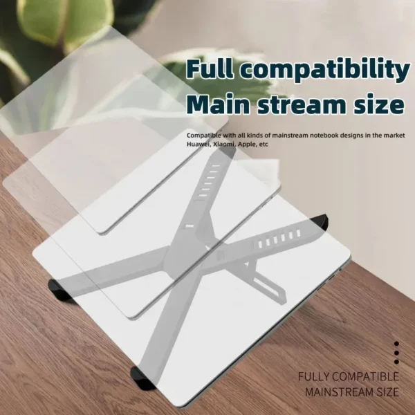 Portable Laptop Stand 7/10 Gears Foldable ABS Tablet for Macbook Apple  Air Pro Lenovo Samsung Bracket Universal Pad PC Holder - Image 25