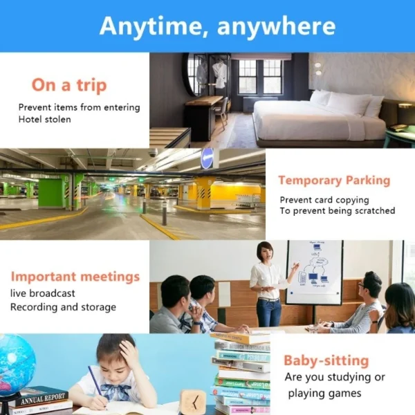 NEW X5 Mini Camera HD1080P Compact Wireless WIFI Camera with Cyclic Recording Function Suitable for Outdoor Camping at Home - Image 9