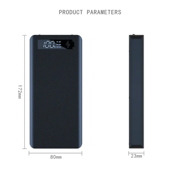 PD QC3.0 Quick Charge Battery 8 x18650 Power Bank Case Welding Free Dual USB 18650 Holder Storage Box Powerbank For Mobile Phone - Image 13