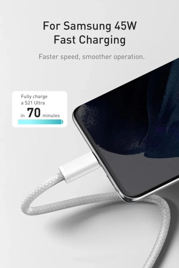 Original USB-C Cable For Apple iPhone 16 Pro Max PD 60W Fast Charging For Huawei Xiaomi Samsung Type C Weaving Cable Accessories - Image 13