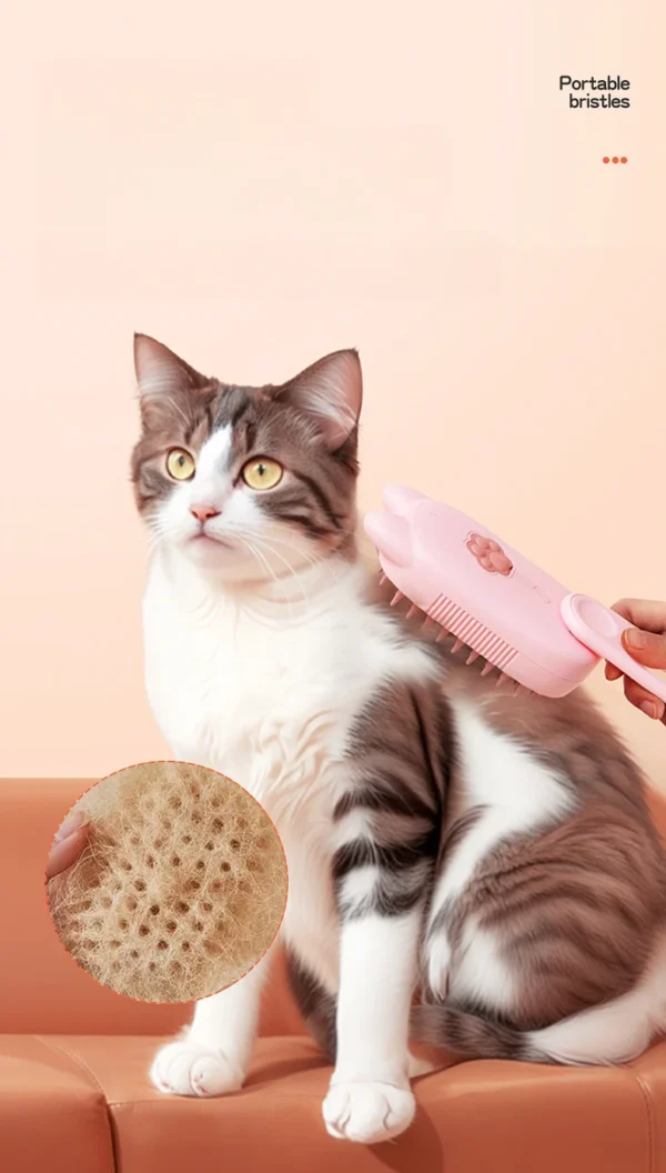 3 in 1 Pet Electric Steam Brush Cat and Dog Cleaning Spray Massage Grooming Comb Retractable Handle Pet Hair Removal BeautyBrush - Image 30