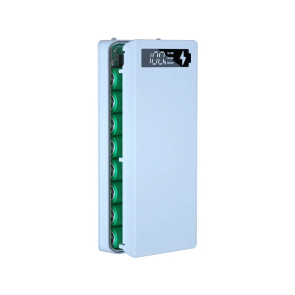 PD QC3.0 Quick Charge Battery 8 x18650 Power Bank Case Welding Free Dual USB 18650 Holder Storage Box Powerbank For Mobile Phone - Image 26
