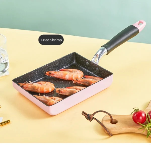 Japan Tamago-yaki Pan Square Omelette Pan Kobe Thick Egg Yaki Breakfast Flat Nonstick Omelette Pan - Image 21