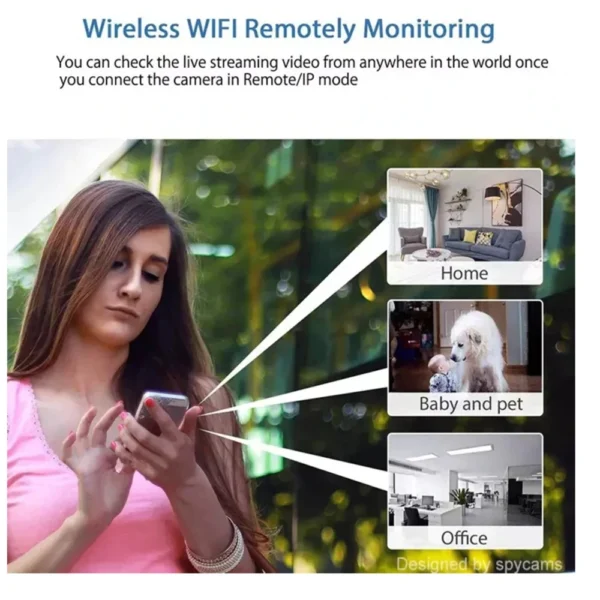 NEW X5 Mini Camera HD1080P Compact Wireless WIFI Camera with Cyclic Recording Function Suitable for Outdoor Camping at Home - Image 3