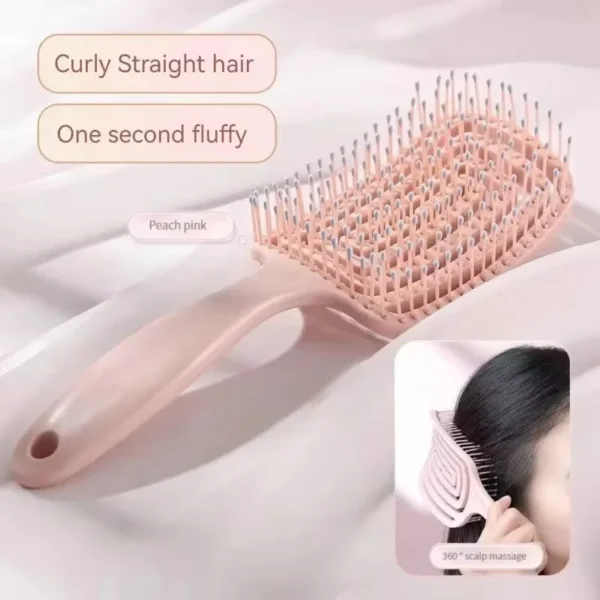 Hairbrush Air Cushion Comb Fluffy Anti-Hair Loss Massage Hair Brush For All Hair Types For Long Thick Thin Curly Natural Hair - Image 4