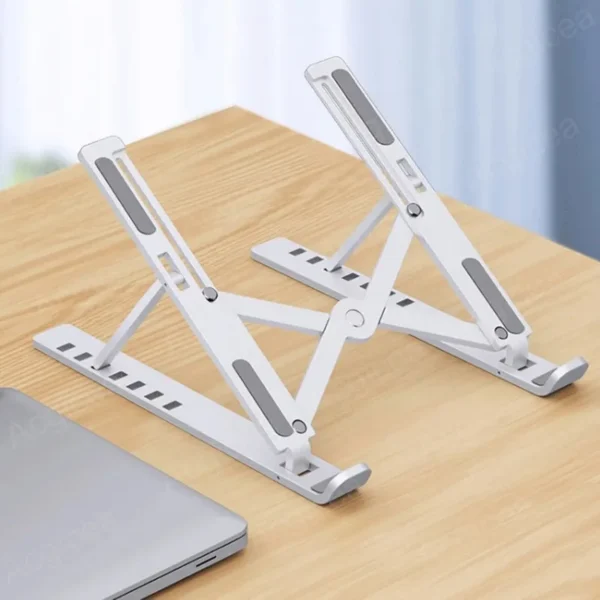 Portable Laptop Stand 7/10 Gears Foldable ABS Tablet for Macbook Apple  Air Pro Lenovo Samsung Bracket Universal Pad PC Holder - Image 14