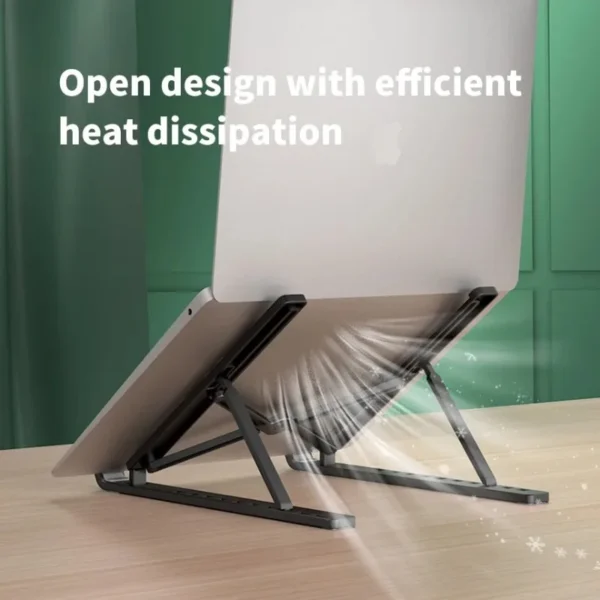 Portable Laptop Stand 7/10 Gears Foldable ABS Tablet for Macbook Apple  Air Pro Lenovo Samsung Bracket Universal Pad PC Holder - Image 31